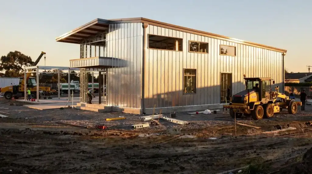 Cold-formed steel is strong, fire-resistant, low-maintenance, and built to withstand conditions from Sierra snow loads